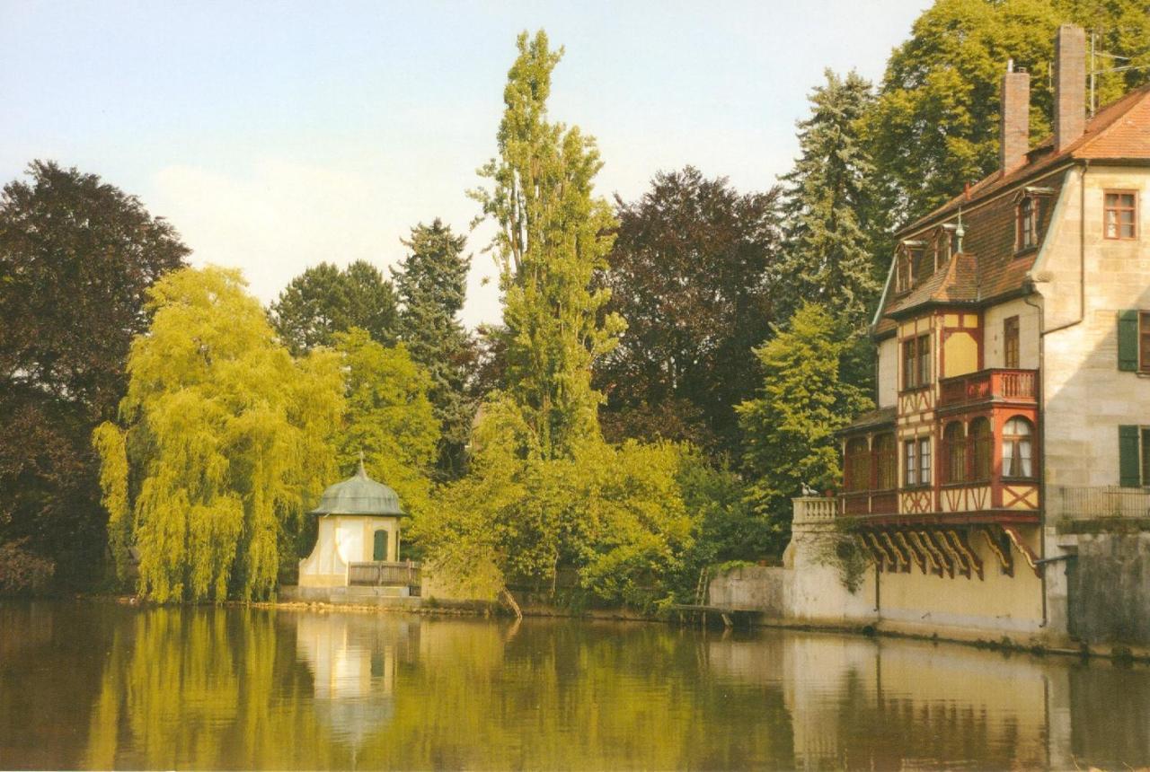 Ferienwohnung Villa Am Fluss Lauf an der Pegnitz Exteriör bild
