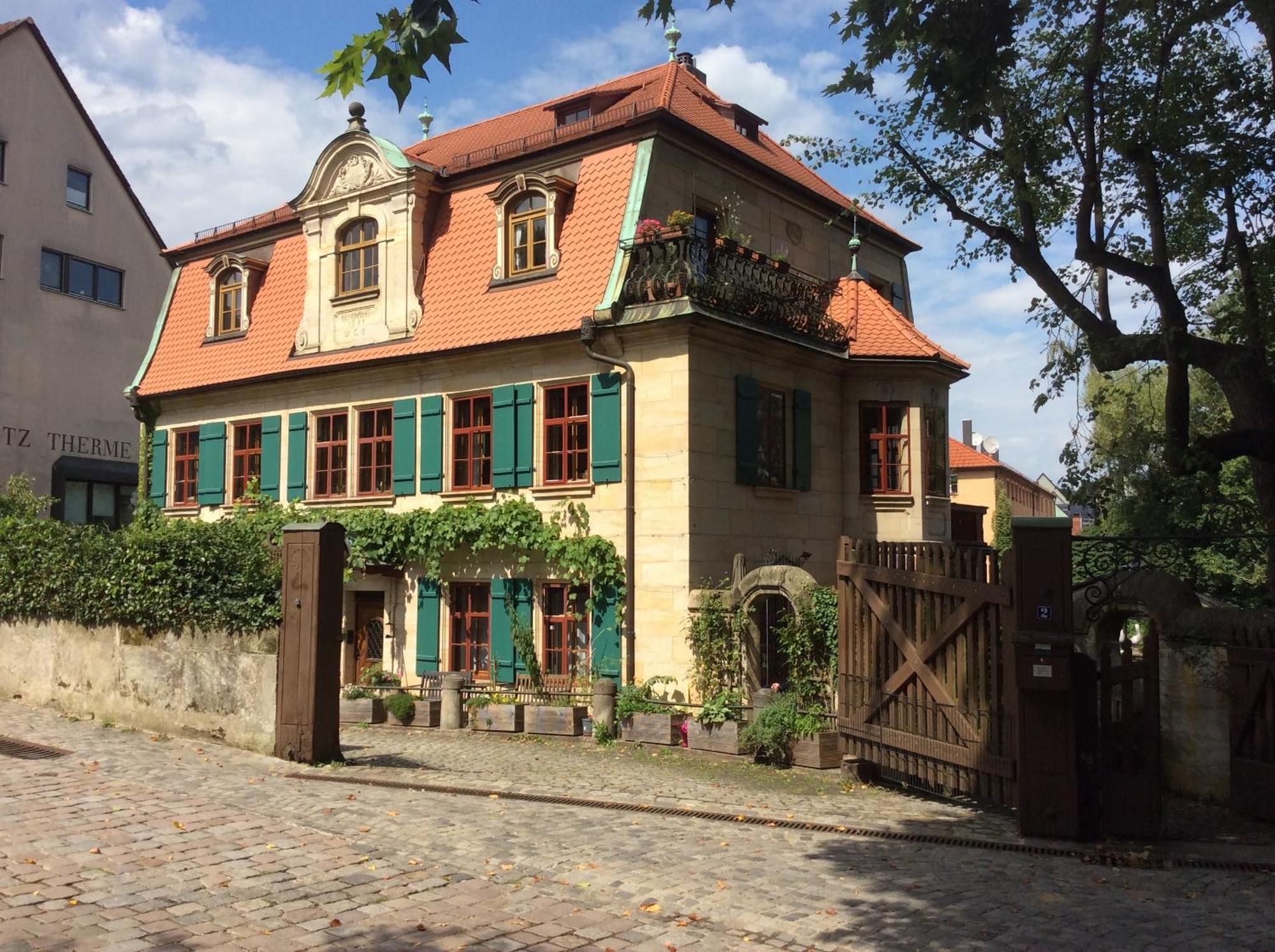 Ferienwohnung Villa Am Fluss Lauf an der Pegnitz Exteriör bild