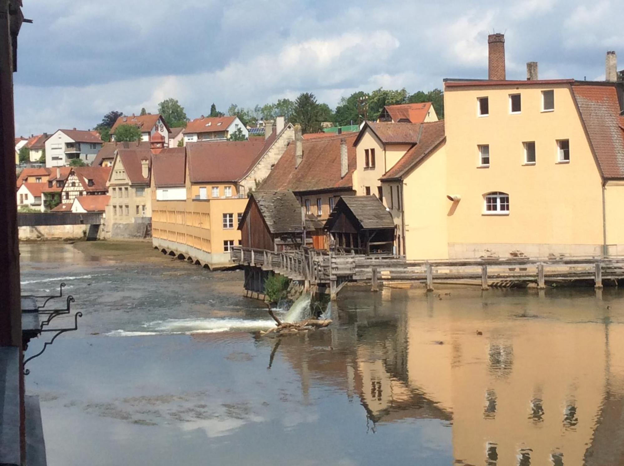 Ferienwohnung Villa Am Fluss Lauf an der Pegnitz Exteriör bild